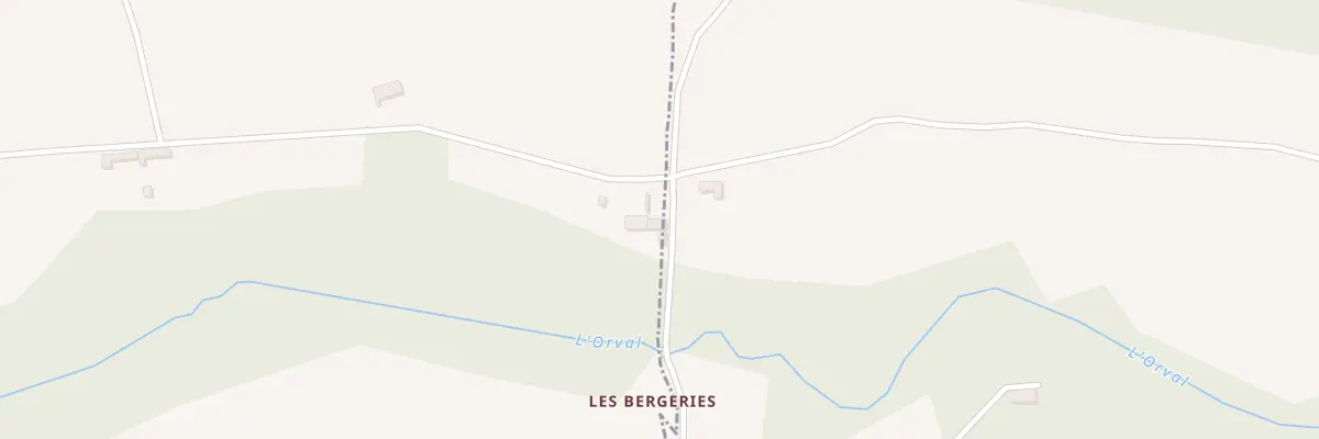 Plan du 5065 Les Bergeries à Blennes