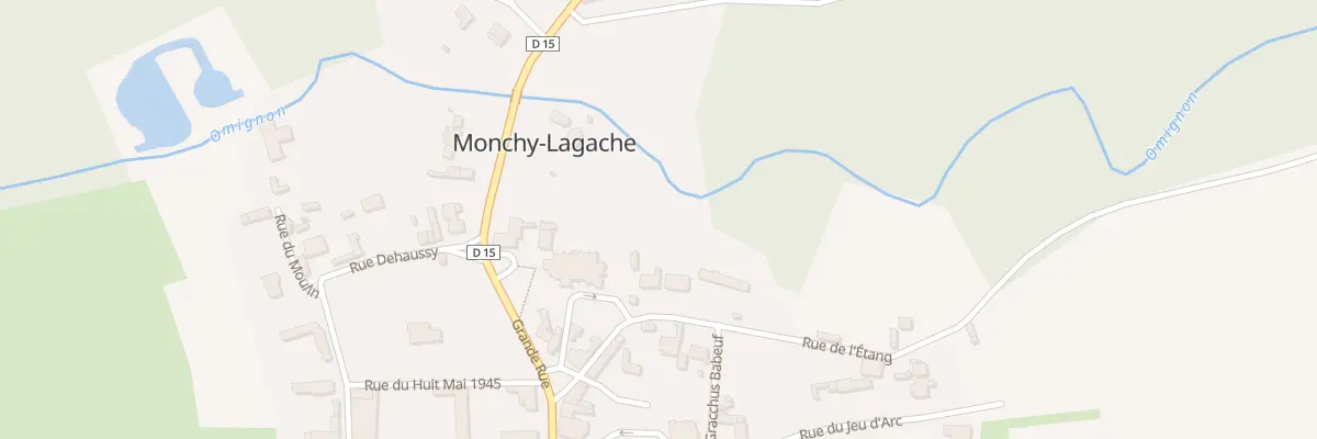 Plan du 3 Rue de l’Etang à Monchy-Lagache