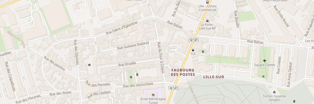 Plan du 72 Rue du Four à Chaux à Lille