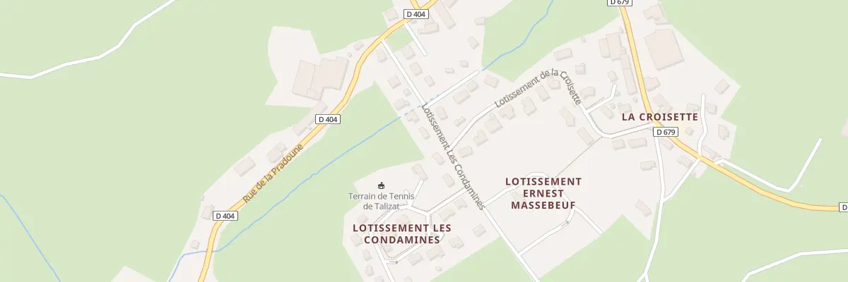Plan du 10 Lot les Condamines à Talizat
