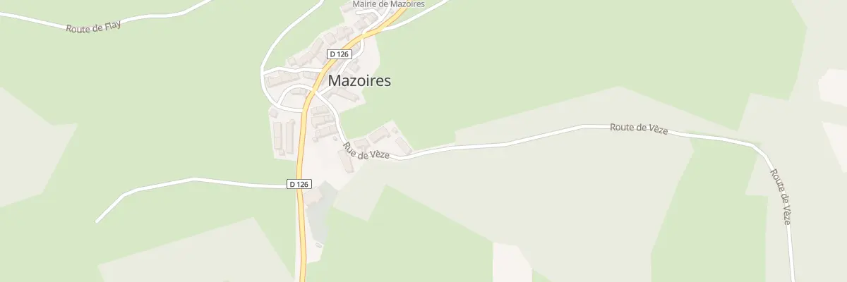 Plan du 5020 Mazoires à Mazoires