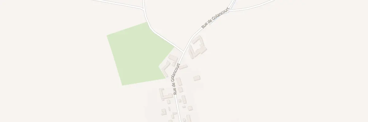 Plan du 237 Rue de Golancourt à Flavy-le-Meldeux