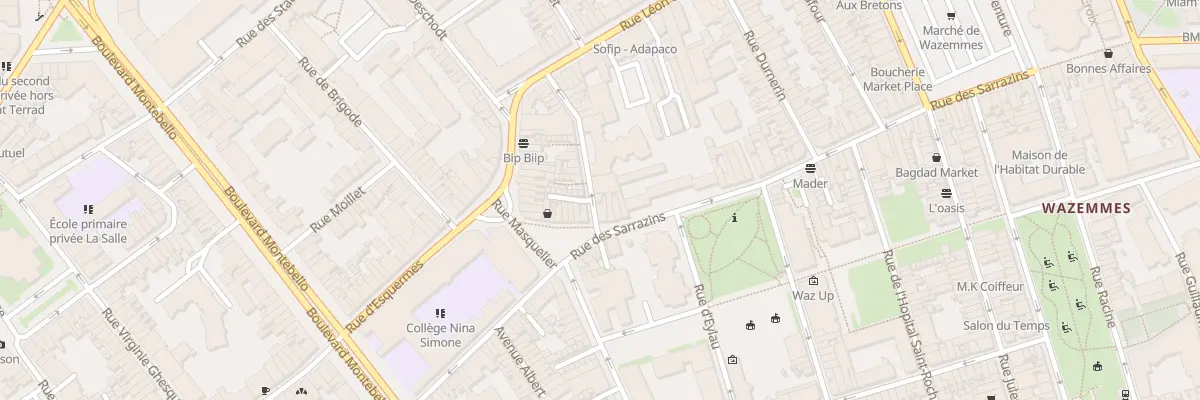 Plan du 27 Rue Degland à Lille