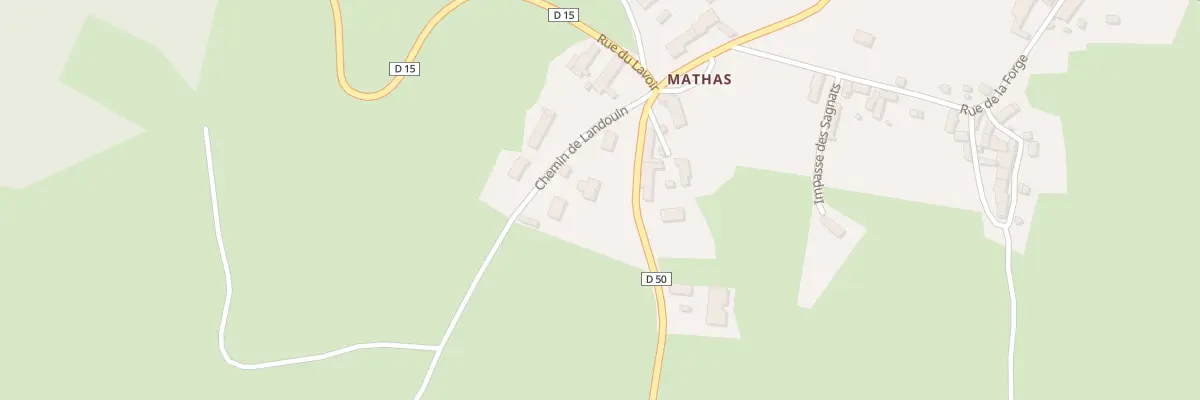 Plan du 5232 Village de Mathas à Marcillat