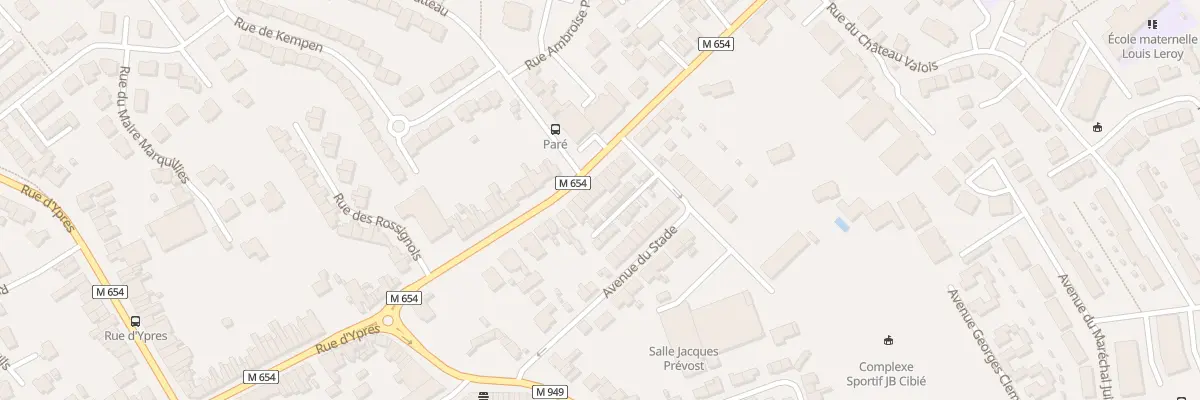 Plan du 79 Rue du Général Leclerc à Wambrechies