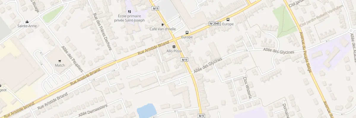 Plan du 12 Rue des Frères Hollebecque à Wervicq-Sud