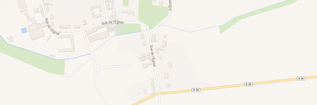 Plan du 124 Rue de l’Eglise à Flavy-le-Meldeux