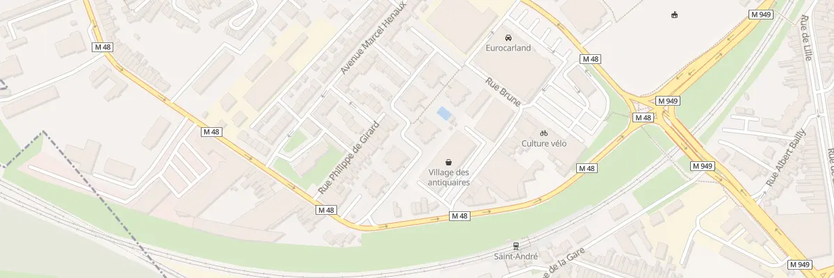 Plan du 26 Av du Marechal de Lattre à Saint-André-lez-Lille