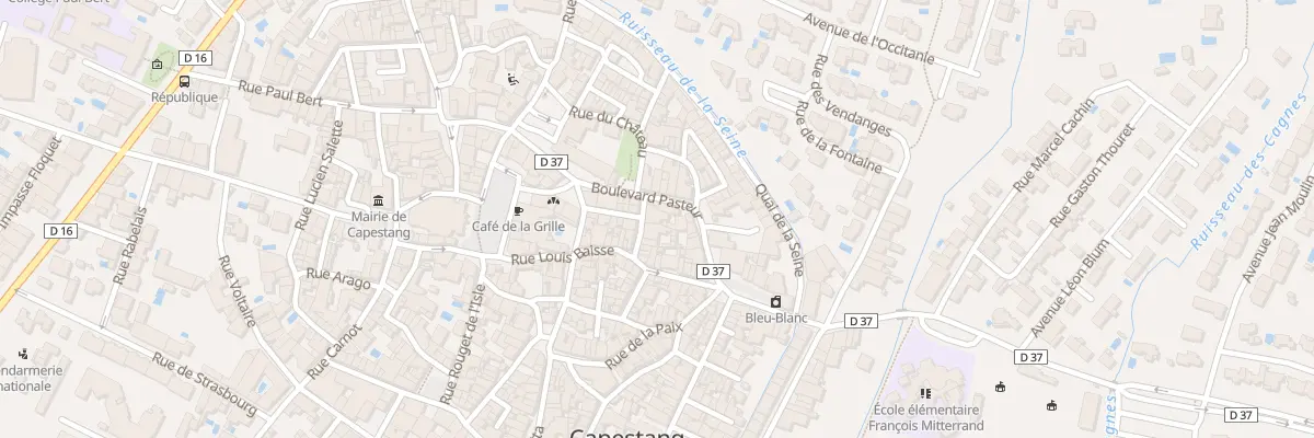 Plan du 5 Rue Andre Combet à Capestang