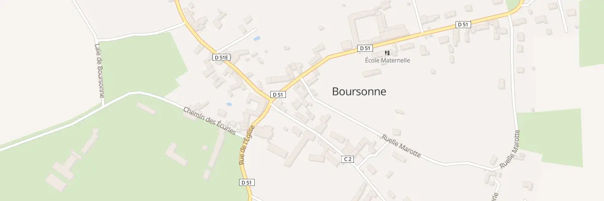 Plan du 5 Rue de la Poste à Boursonne