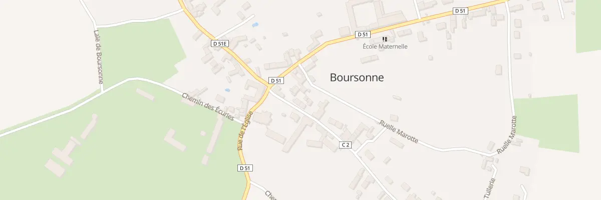 Plan du 7 Rue de la Poste à Boursonne