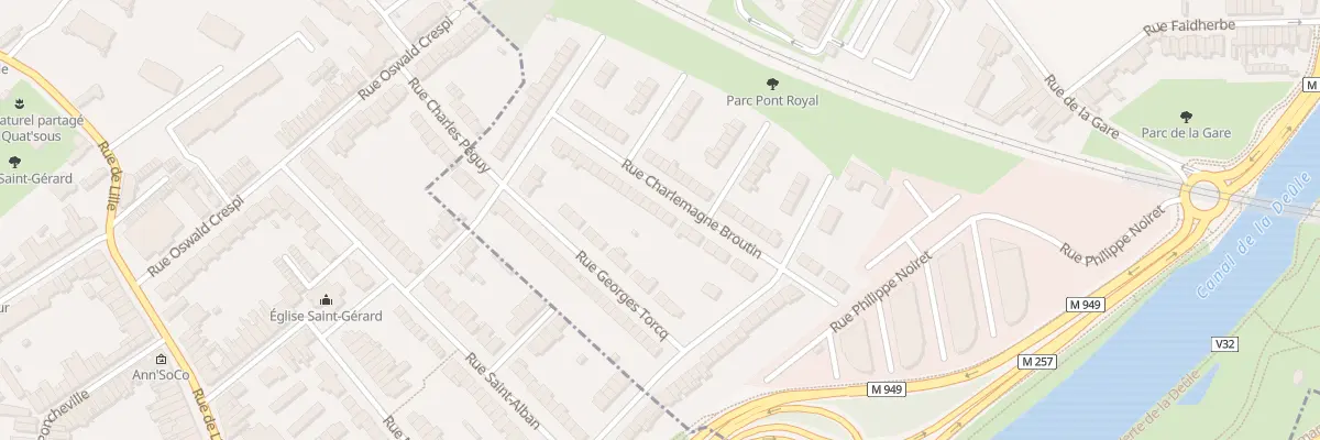 Plan du 30 Rue Charlemagne Broutin à Saint-André-lez-Lille
