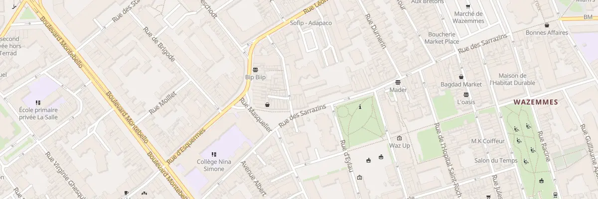 Plan du 85 Rue des Sarrazins à Lille