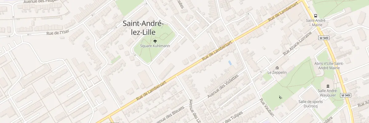 Plan du 58 Rue de Lambersart à Saint-André-lez-Lille