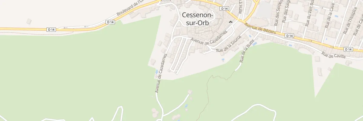 Plan du 11 Rue des Tendes Basses à Cessenon-sur-Orb