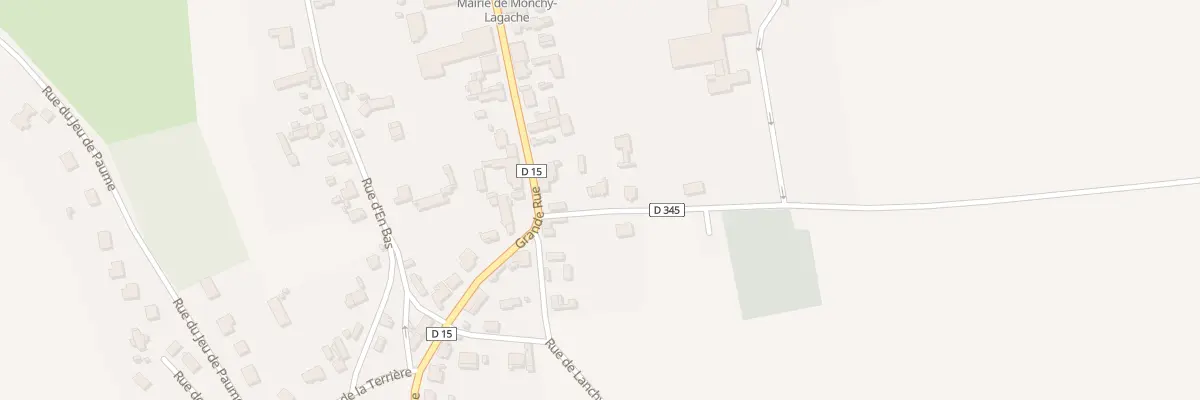 Plan du 1 Rue du Cimetière à Monchy-Lagache