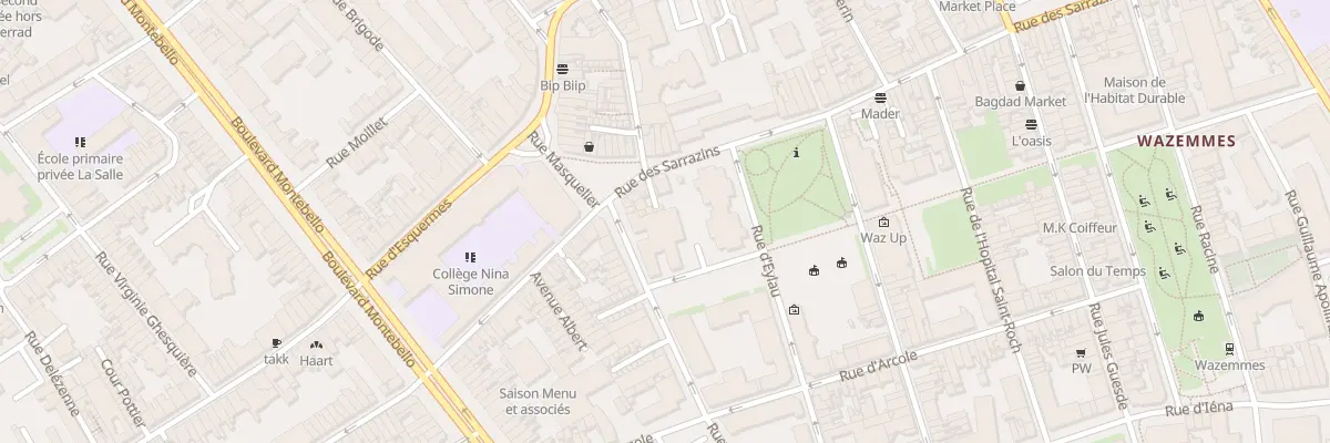 Plan du 100 Rue des Sarrazins à Lille
