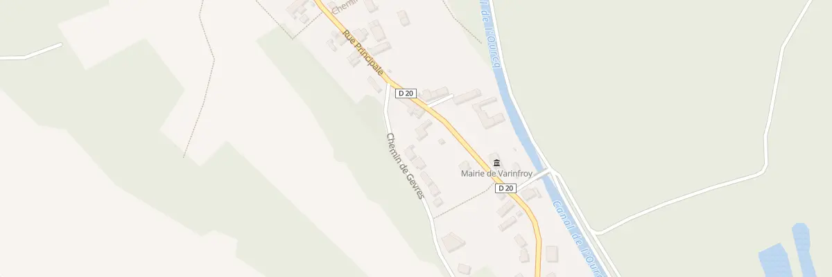 Plan du 46 Rue Principale à Varinfroy