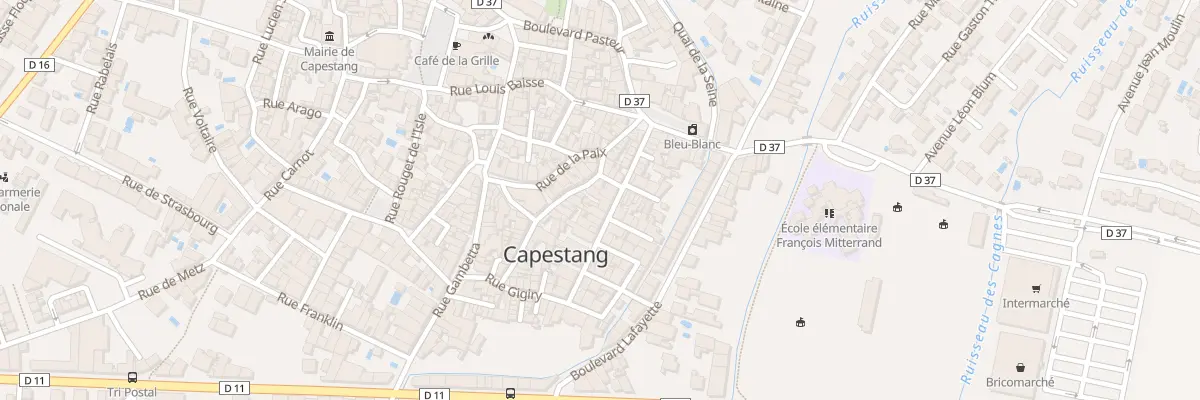 Plan du 18 Rue Ferrer à Capestang