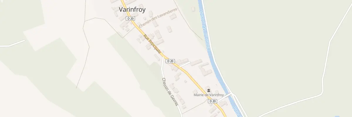 Plan du 33 Rue Principale à Varinfroy