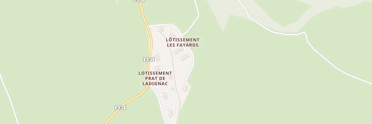 Plan du 6032 Lot Communal les Fayards à Anterrieux