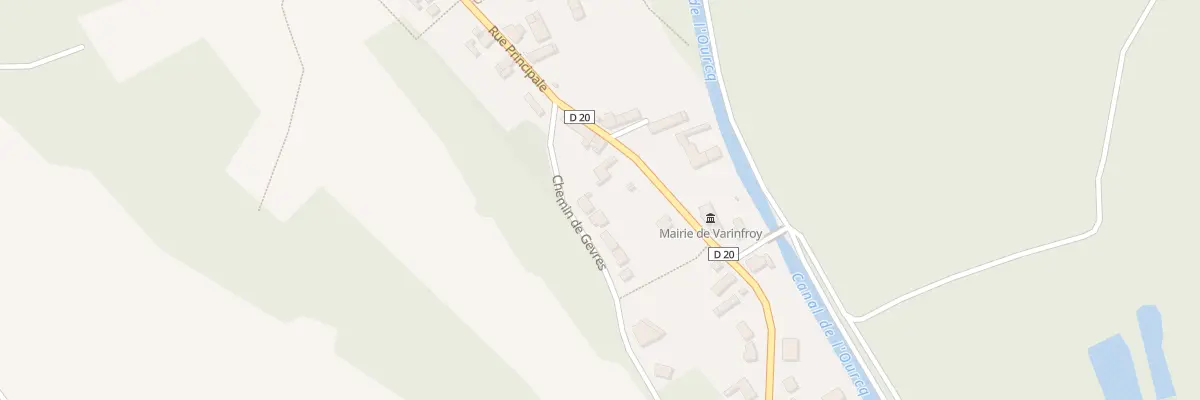 Plan du 1B Che de Gèvres à Varinfroy