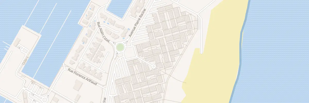 Plan du 195 Res La Grande Bleue à Leucate