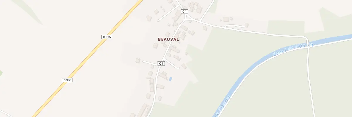 Plan du 29 Beauval à Neufchelles
