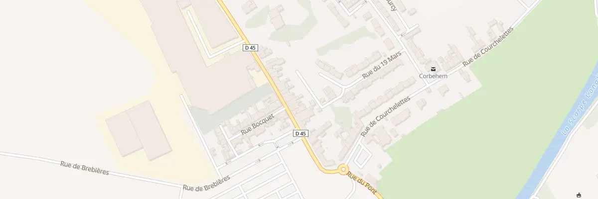 Plan du 24 Rue de la Gare à Corbehem
