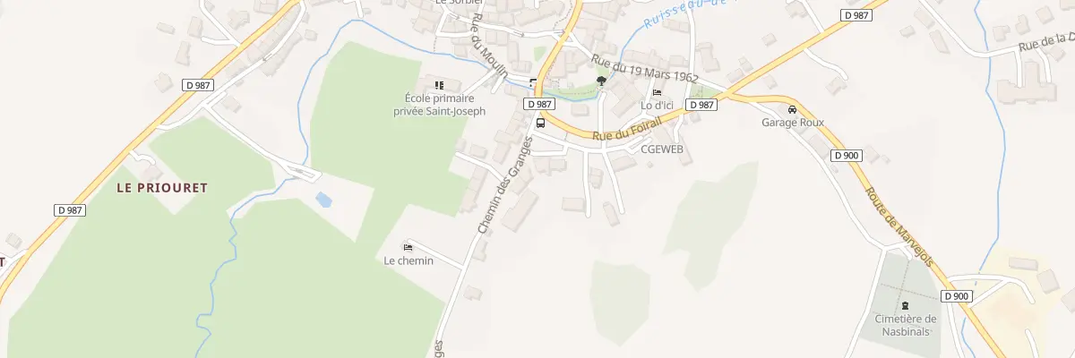 Plan du 5300 Nasbinals Village à Nasbinals