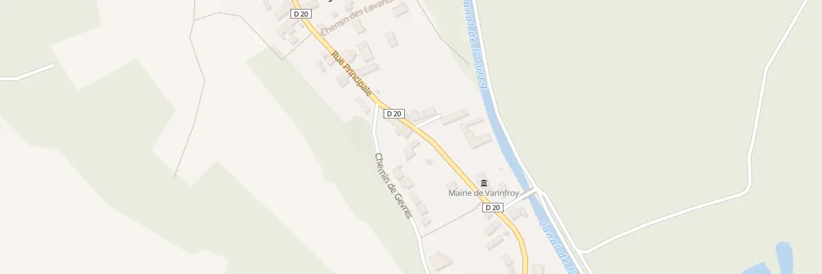 Plan du 44 Rue Principale à Varinfroy