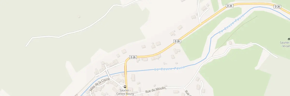 Plan du 6 Rte d’Issoire à Saurier