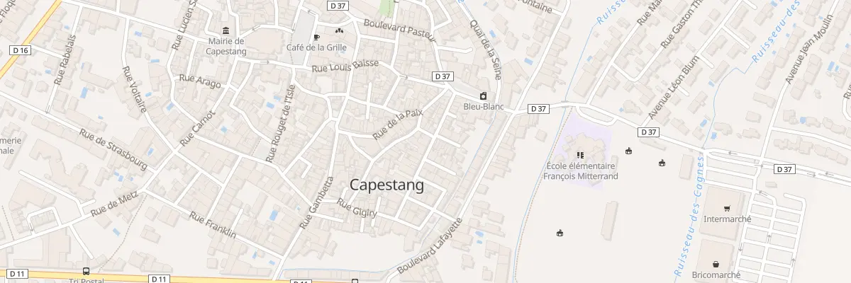 Plan du 16 Rue Ferrer à Capestang