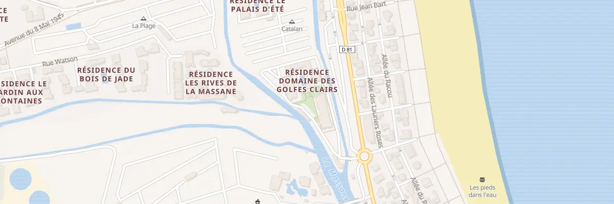 Plan du 9007 Dom des Golfes Clairs à Argelès-sur-Mer