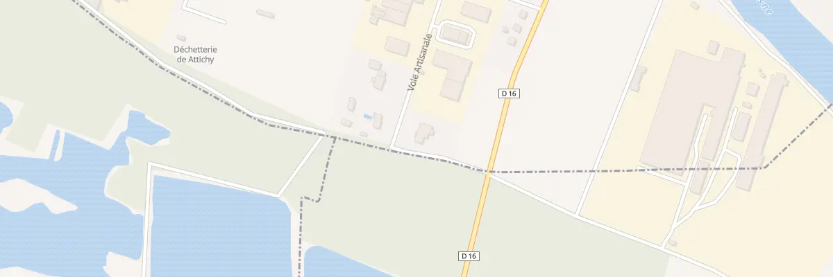 Plan du 9B Che de la Zone Artisanale à Attichy