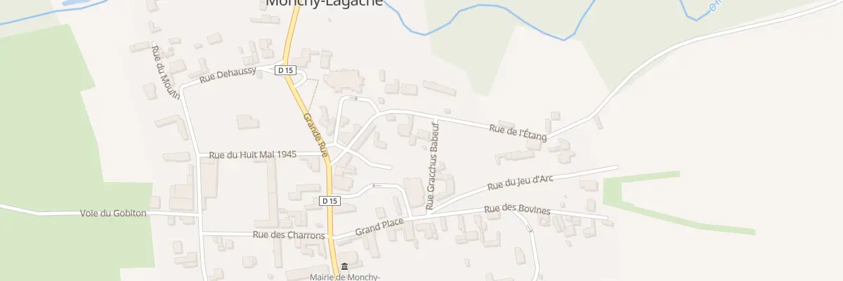 Plan du 1 Rue Gracchus Babeuf à Monchy-Lagache