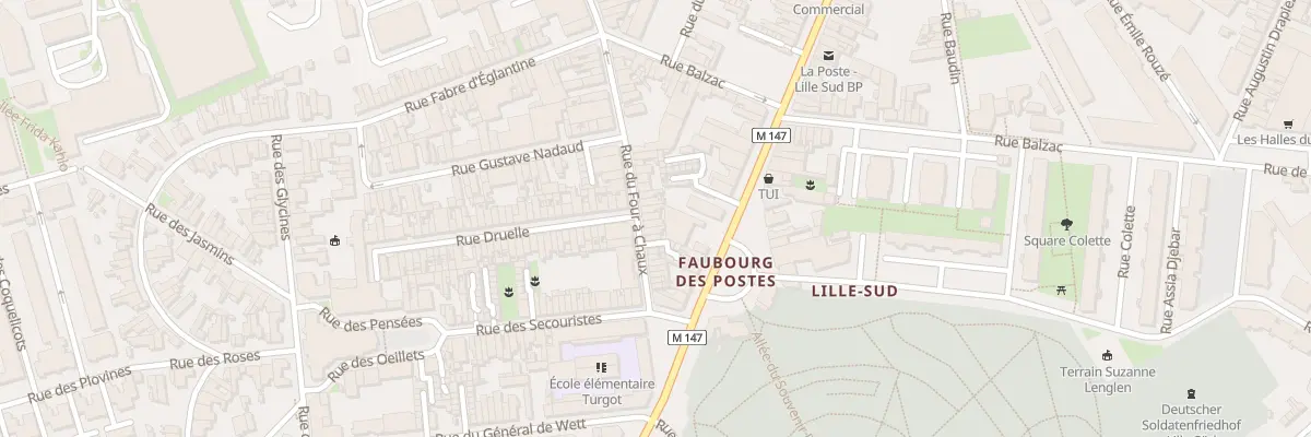 Plan du 65 Rue du Four à Chaux à Lille
