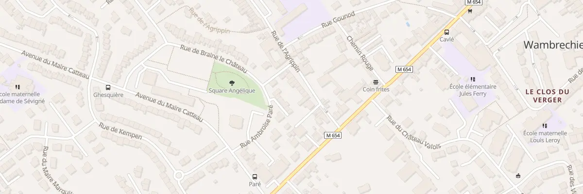 Plan du 95 Rue de l’Agrippin à Wambrechies