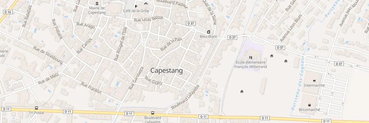 Plan du 21 Rue Ferrer à Capestang