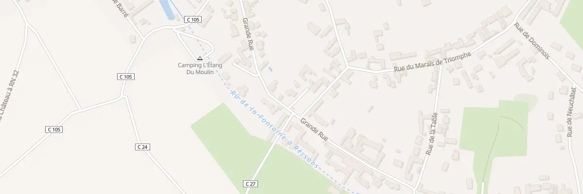 Plan du 232 Gr Grande Rue à Salency