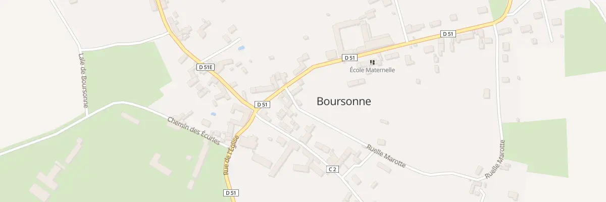 Plan du 2 Rue Lucien Hubaut à Boursonne