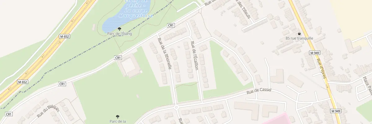 Plan du 7 Rue de l’Écaillon à Marquette-lez-Lille