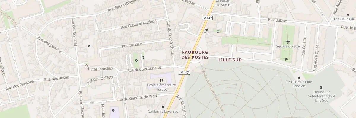 Plan du 89 Rue du Four à Chaux à Lille