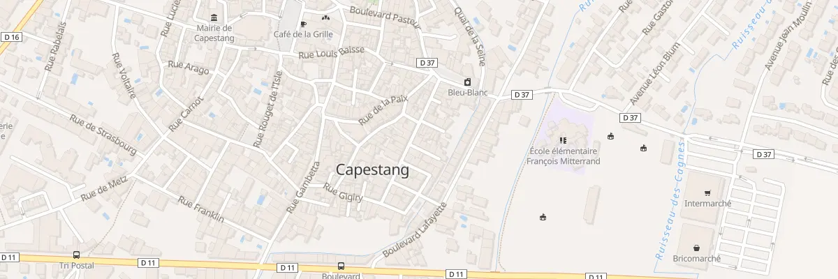 Plan du 17 Rue Ferrer à Capestang
