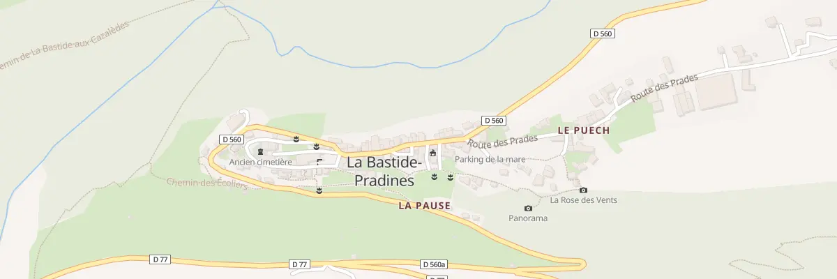 Plan du 5021A Rue Emma Calve à La Bastide-Pradines
