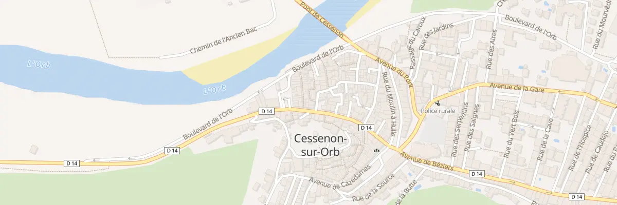Plan du 3 Rue du Bac à Cessenon-sur-Orb