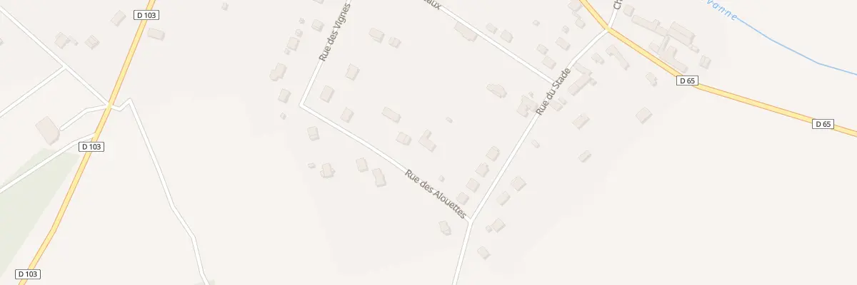 Plan du 4 Rue des Alouettes à Vallery