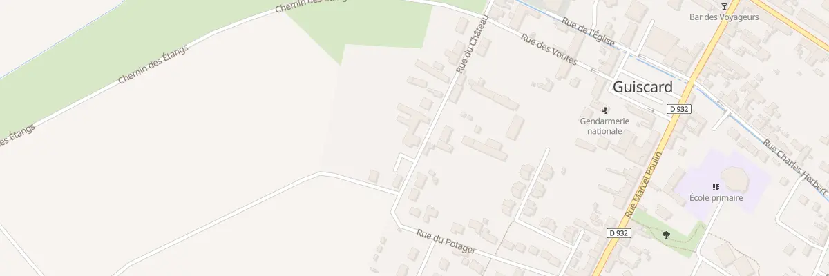 Plan du 340 Rue du Château à Guiscard