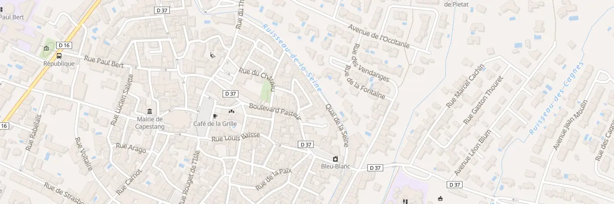 Plan du 3 Rue Neuve à Capestang