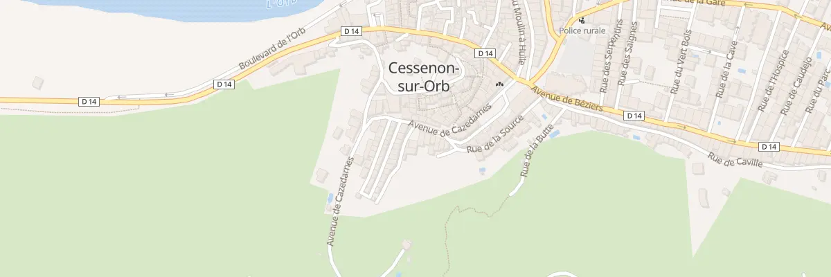 Plan du 15 Rue de la Cascade à Cessenon-sur-Orb